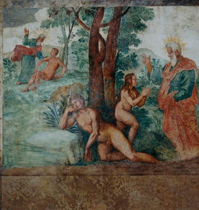 La creación de Eva de Italian School